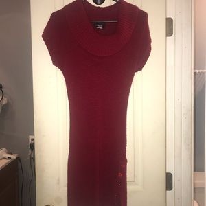 Red Sweater dress